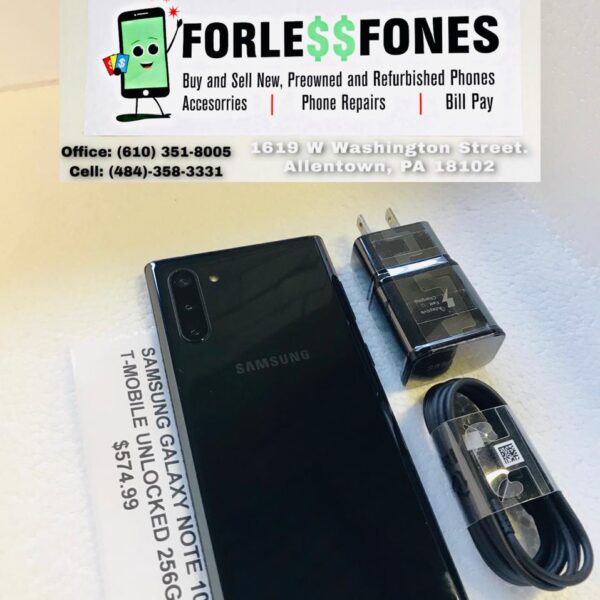 Samsung Galaxy Note 10 256gb T-Mobile Unlocked